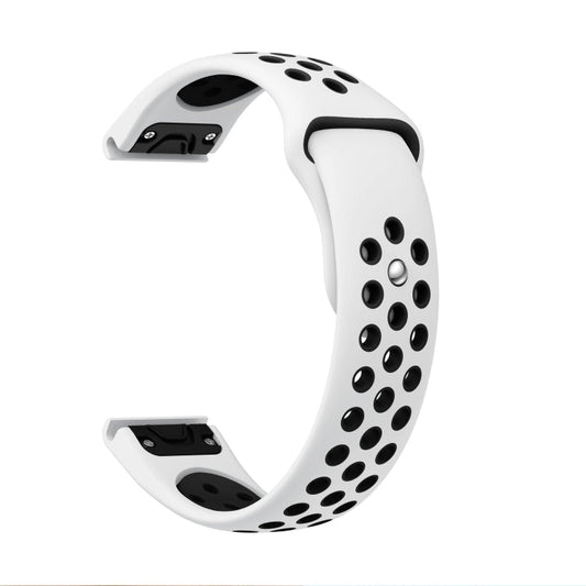22mm Sports Breathable Silicone Watch Band, For Garmin EPIX Gen 2, For Garmin Approach S62