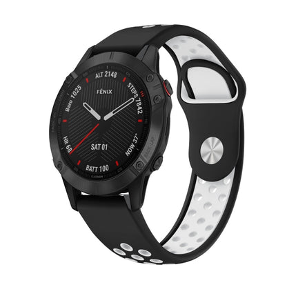 22mm Sports Breathable Silicone Watch Band, For Garmin Fenix 6 Sapphire GPS, For Garmin Fenix 5