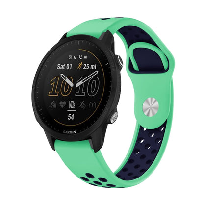 22mm Sports Breathable Silicone Watch Band, For Garmin Quatix 5 Sapphire, For Garmin Forerunner 955