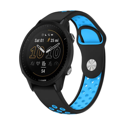 22mm Sports Breathable Silicone Watch Band, For Garmin Quatix 5 Sapphire, For Garmin Forerunner 955