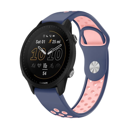 22mm Sports Breathable Silicone Watch Band, For Garmin Quatix 5 Sapphire, For Garmin Forerunner 955