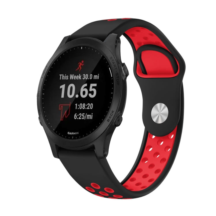 22mm Sports Breathable Silicone Watch Band, For Garmin Forerunner 945, For Garmin Forerunner 935