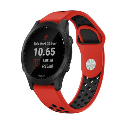 22mm Sports Breathable Silicone Watch Band, For Garmin Forerunner 945, For Garmin Forerunner 935
