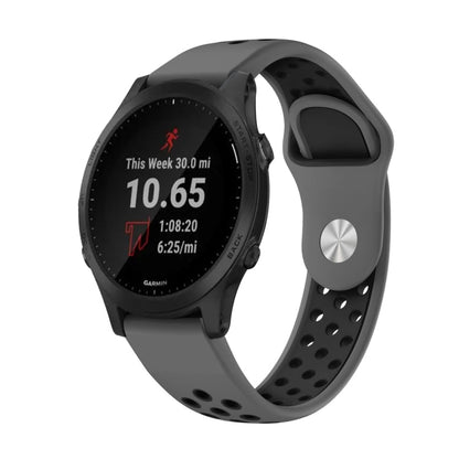 22mm Sports Breathable Silicone Watch Band, For Garmin Forerunner 945, For Garmin Forerunner 935