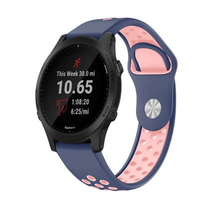 22mm Sports Breathable Silicone Watch Band, For Garmin Forerunner 945, For Garmin Forerunner 935