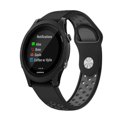 22mm Sports Breathable Silicone Watch Band, For Garmin Forerunner 945, For Garmin Forerunner 935