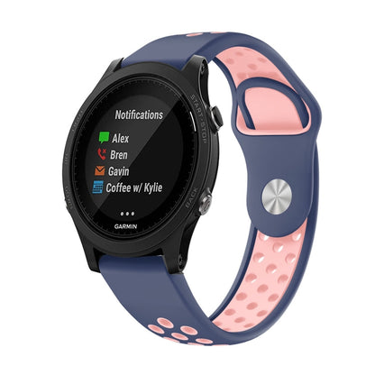 22mm Sports Breathable Silicone Watch Band, For Garmin Forerunner 945, For Garmin Forerunner 935