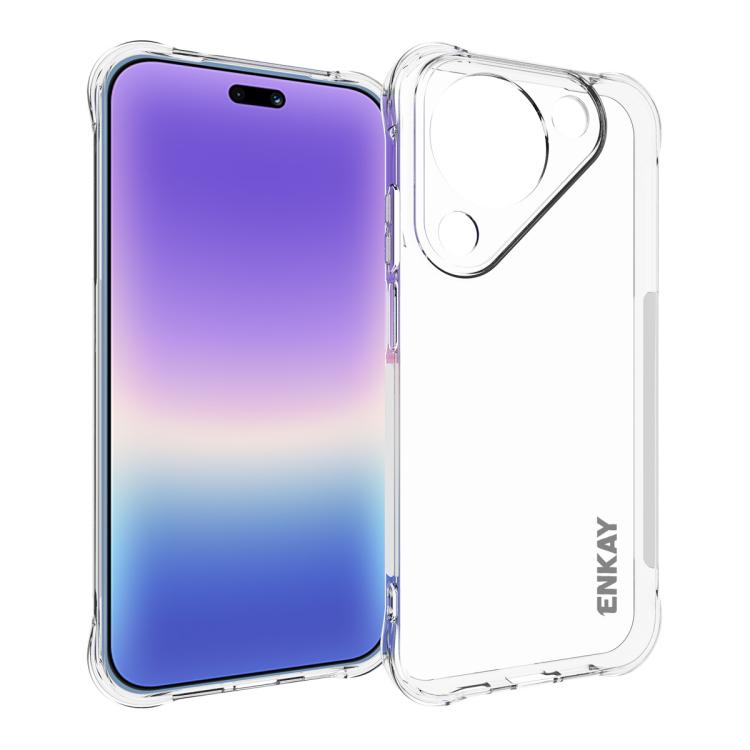 ENKAY Hat-Prince Transparent TPU Shockproof Phone Case, For Huawei Pura 90 Pro Max 5G, For Huawei Pura 90 Pro 5G, For Huawei Pura 90 5G, For Huawei Pura 80 Ultra, For Huawei Pura 80, For Huawei Enjoy 70X, For Huawei Mate 70 Pro, For Huawei Mate 70     ...