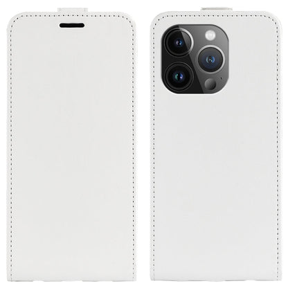 R64 Texture Single Vertical Flip Leather Phone Case, For iPhone 16 Pro, For iPhone 16 Plus, For iPhone 16, For iPhone 15 Pro Max, For iPhone 15 Pro, For iPhone 15 Plus