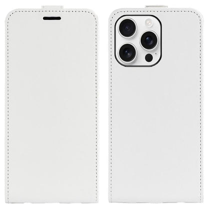 R64 Texture Single Vertical Flip Leather Phone Case, For iPhone 16 Pro, For iPhone 16 Plus, For iPhone 16, For iPhone 15 Pro Max, For iPhone 15 Pro, For iPhone 15 Plus