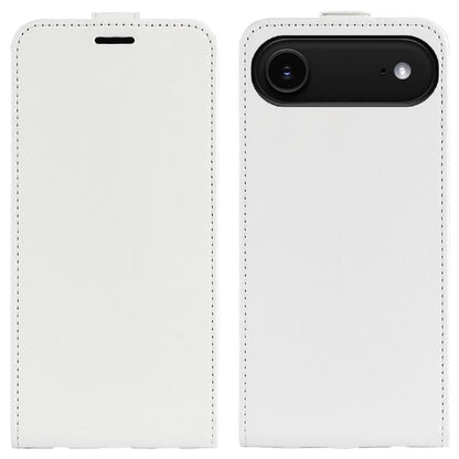 R64 Texture Single Vertical Flip Leather Phone Case, For iPhone 17e / 16e, For iPhone 17 Pro Max, For iPhone 17 Pro, For iPhone 17, For iPhone Air, For iPhone 16 Pro Max