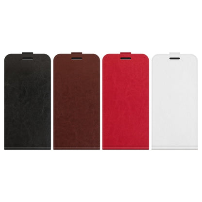 R64 Texture Single Vertical Flip Leather Phone Case, For iPhone 16 Pro, For iPhone 16 Plus, For iPhone 16, For iPhone 15 Pro Max, For iPhone 15 Pro, For iPhone 15 Plus