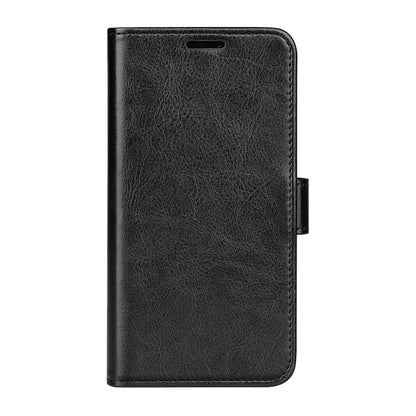 R64 Texture Horizontal Flip Leather Phone Case, For iPhone 15