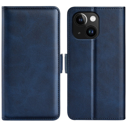 Dual-side Magnetic Buckle Horizontal Flip Leather Phone Case, For iPhone 16, For iPhone 15 Pro Max, For iPhone 15 Pro, For iPhone 15 Plus