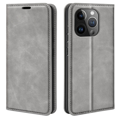 Retro-skin Magnetic Suction Leather Phone Case, For iPhone 16, For iPhone 15 Pro Max, For iPhone 15 Pro, For iPhone 15 Plus