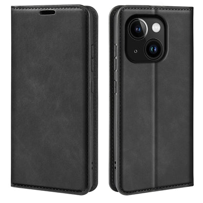 Retro-skin Magnetic Suction Leather Phone Case, For iPhone 16, For iPhone 15 Pro Max, For iPhone 15 Pro, For iPhone 15 Plus