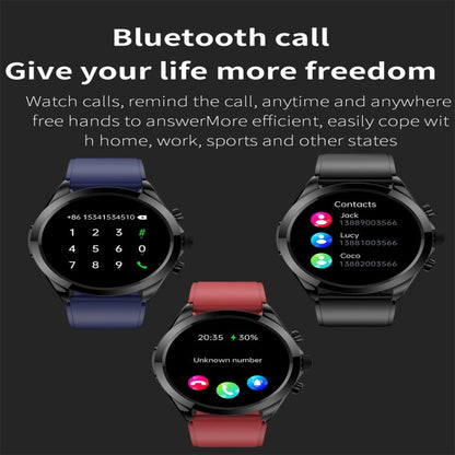 ET440 1.39 inch Color Screen Smart Silicone Strap Watch,Support Heart Rate / Blood Pressure / Blood Oxygen / Blood Glucose Monitoring