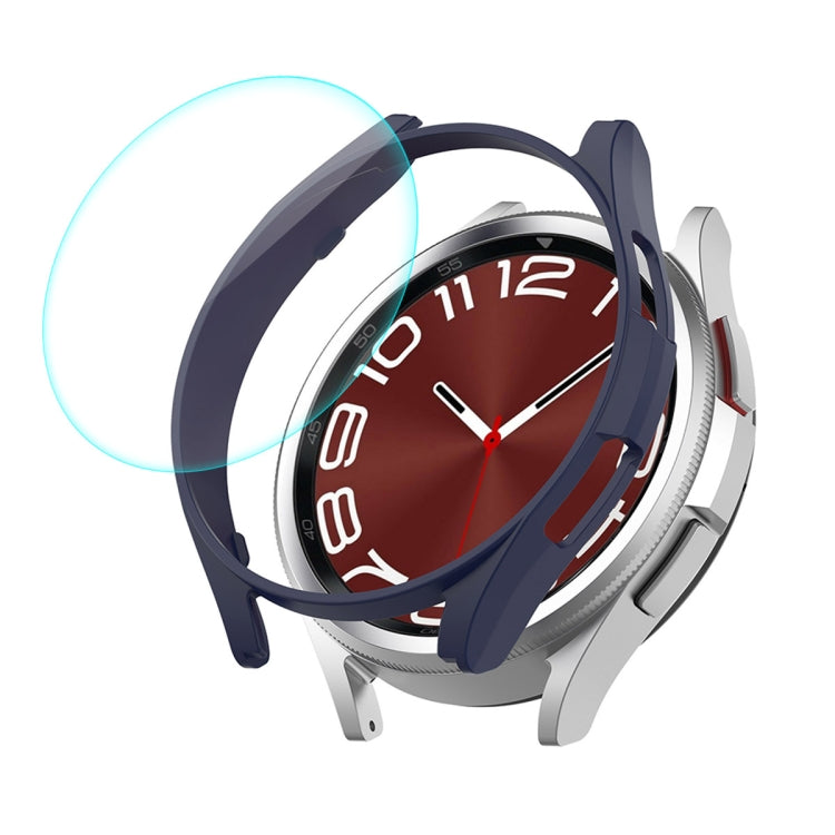 ENKAY Hat-Prince Electroplated Hard PC Case + 0.2mm 9H Glass Screen Protector, For Samsung Galaxy Watch6 Classic 47mm, For Samsung Galaxy Watch6 44mm, For Samsung Galaxy Watch6 40mm