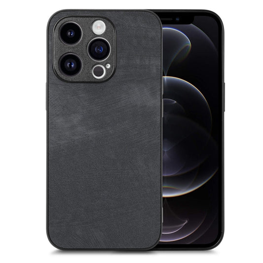 Vintage Leather PC Back Cover Phone Case, For iPhone 12 Pro, For iPhone 12 mini, For iPhone 11 Pro Max, For iPhone 11