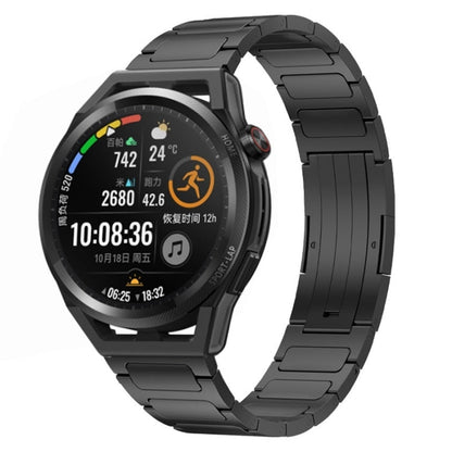 22mm I-Shaped Titanium Alloy Watch Band, For Honor Watch GS 3, For Huawei Watch GT3 46mm, For Huawei Watch GT Runner, For Huawei Watch 3 Pro, For Huawei Watch 3, For Huawei GT2 Pro, For Huawei GT2 46mm