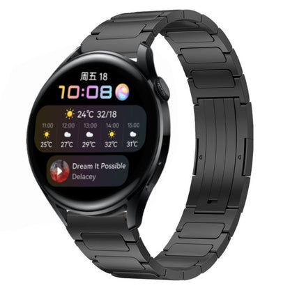 22mm I-Shaped Titanium Alloy Watch Band, For Honor Watch GS 3, For Huawei Watch GT3 46mm, For Huawei Watch GT Runner, For Huawei Watch 3 Pro, For Huawei Watch 3, For Huawei GT2 Pro, For Huawei GT2 46mm