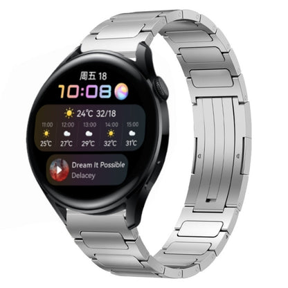 22mm I-Shaped Titanium Alloy Watch Band, For Honor Watch GS 3, For Huawei Watch GT3 46mm, For Huawei Watch GT Runner, For Huawei Watch 3 Pro, For Huawei Watch 3, For Huawei GT2 Pro, For Huawei GT2 46mm