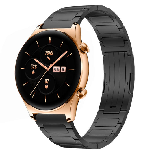22mm I-Shaped Titanium Alloy Watch Band, For Honor Watch GS 3, For Huawei Watch GT3 46mm, For Huawei Watch GT Runner, For Huawei Watch 3 Pro, For Huawei Watch 3, For Huawei GT2 Pro, For Huawei GT2 46mm