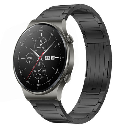 22mm I-Shaped Titanium Alloy Watch Band, For Honor Watch GS 3, For Huawei Watch GT3 46mm, For Huawei Watch GT Runner, For Huawei Watch 3 Pro, For Huawei Watch 3, For Huawei GT2 Pro, For Huawei GT2 46mm