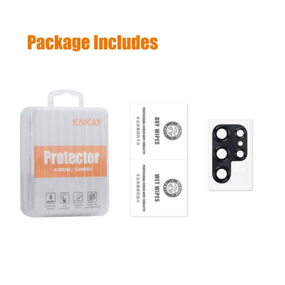 ENKAY Hat-Prince 9H Rear Camera Lens Aluminium Alloy Tempered Glass Film, For Samsung Galaxy S24 Ultra 5G