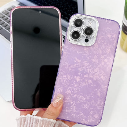 Plating Glitter Texture TPU Phone Case with Lens Film, For iPhone 14 Pro Max