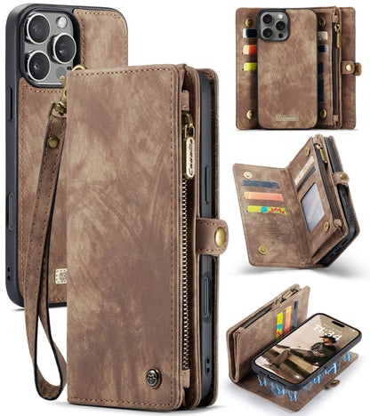 CaseMe 008 Detachable Multifunctional Leather Phone Case, For iPhone Air, For iPhone 16 Pro Max, For iPhone 16 Pro, For iPhone 16 Plus