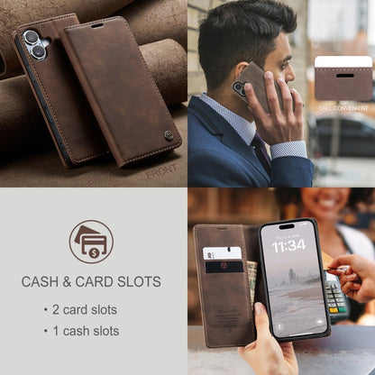 CaseMe 013 Multifunctional Horizontal Flip Leather Phone Case, For iPhone 16