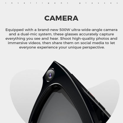 M01 Smart Glasses, with HD Camera, Support Bluetooth Call, AI Intelligent Translation