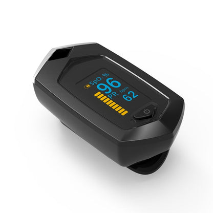 Portable Pulsioximetro Finger spo2 Pulse oxymeter blood oxygen monitor saturatiemeter (Orange)