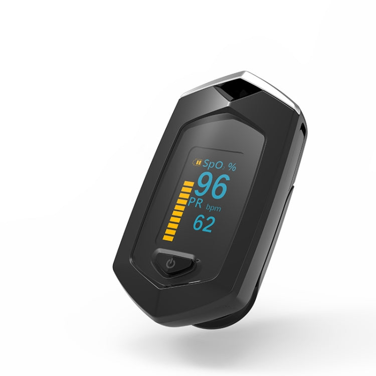 Portable Pulsioximetro Finger spo2 Pulse oxymeter blood oxygen monitor saturatiemeter (Orange)