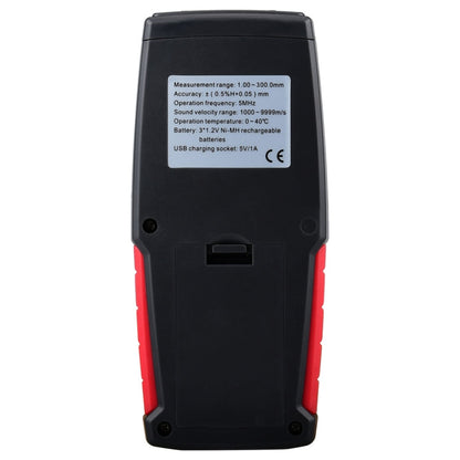 WT100A Digital Ultrasonic Thickness Gauge Meter Tester USB Charging Digital Thickness Metal Tester High Precision, WT100A