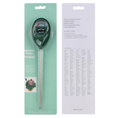 RZ100 Mini Soil PH Moisture Humidity Measuring PH Meter Soil Moisture Monitor Hygrometer Gardening Plant Farming Moisture Tester, RZ100