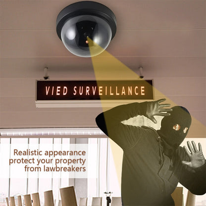 Outdoor Waterproof Infrared CCTV Dummy Dome LED Surveillance Security Camera, Dome LED Surveillance Security Camera