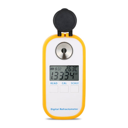 DR202 Digital Sea Water Refractometer Seawater Salinity Meter Specific Gravity Range 0―100‰ Chlorinity 0~57‰ Refractometer, DR202