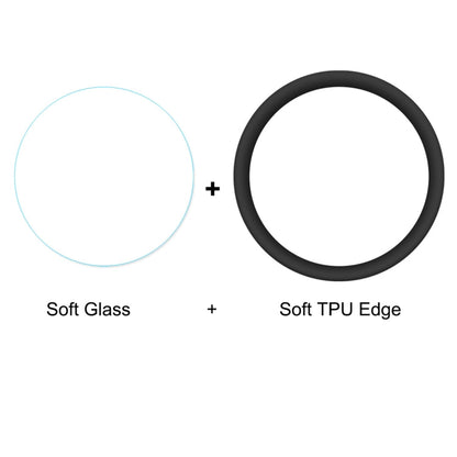 ENKAY Hat-prince 3D Full Screen Soft TPU Edge + Soft Glass HD Screen Protector Film, For Galaxy Watch Active 2 40mm, For Galaxy Watch Active 2 44mm