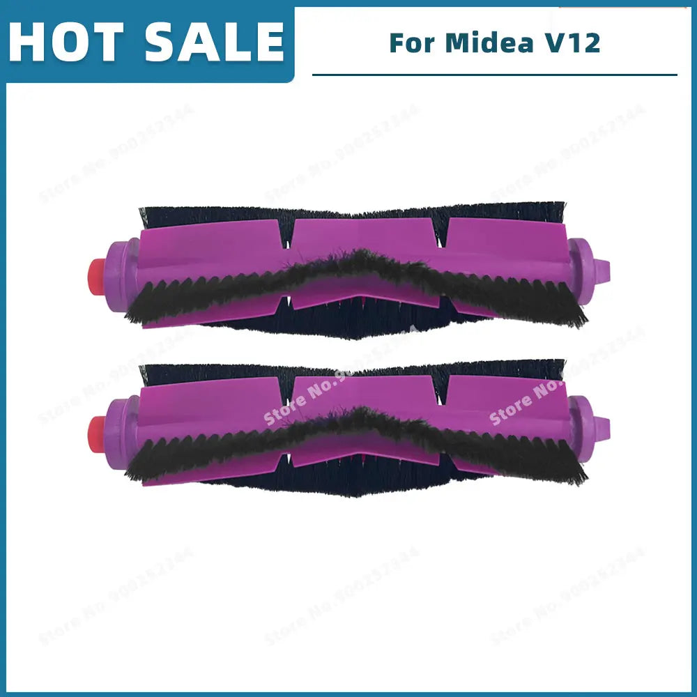 Compatible For 미디어 Midea V12 / Eureka J12 Ultra Spare Parts Accessories Consumables Main Side Brush Filter Mop Cloth Dust Bag