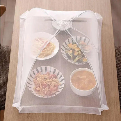 Mesh Folding Food Cover Insect Proof Washable Space Saving Kitchen Food Protector
