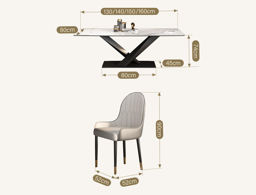 Sanders Dining Table, Sintered Stone