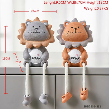 Nordic Cute Resin Hanging Dolls – Sitting Figurine Ornaments