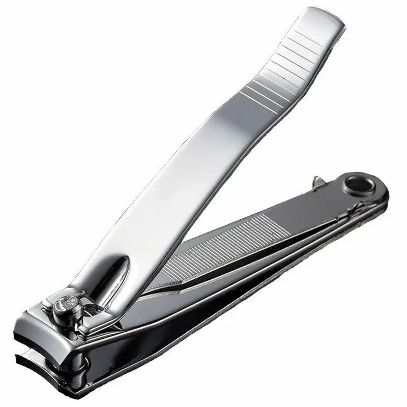 Ouriner Nail Clippers Stainless Steel Sharpest Nail Cutter Duty Curved Edge for Adult Men Women Swing Out Nail Cleaner/File