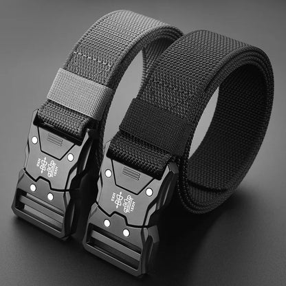 Men Belt Army Outdoor Hunting Tactical Multi Function Combat Survival High Quality Marine Corps Canvas For Nylon Male Luxury