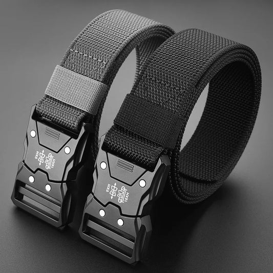 Men Belt Army Outdoor Hunting Tactical Multi Function Combat Survival High Quality Marine Corps Canvas For Nylon Male Luxury