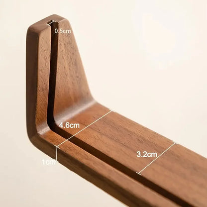Acrylic U-Shaped Wooden Photo Frame – Walnut & Beech Desk Display