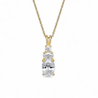 Scarlett Cubic Zirconia Drop Necklace