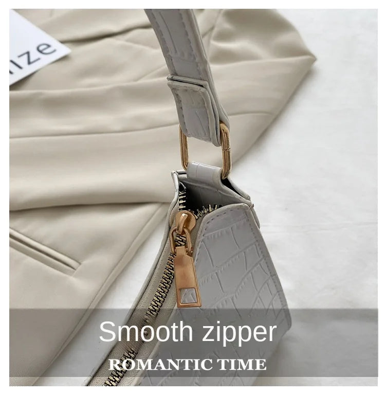 Fashion Exquisite Shopping Bag Retro Casual Women Totes Shoulder Bags Female Leather Solid Color Chain Handbag for Women 2023